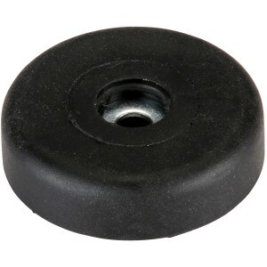 Penn-Elcom F1687 Rubber Cabinet Foot 1.5" Dia. x 0.375" H